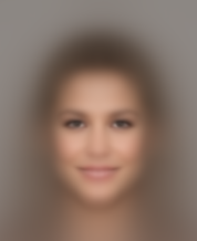 Average face labeled attractive