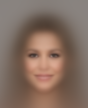Average female face